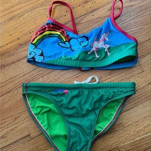 SPLISH Rainbow Training Bikini Set